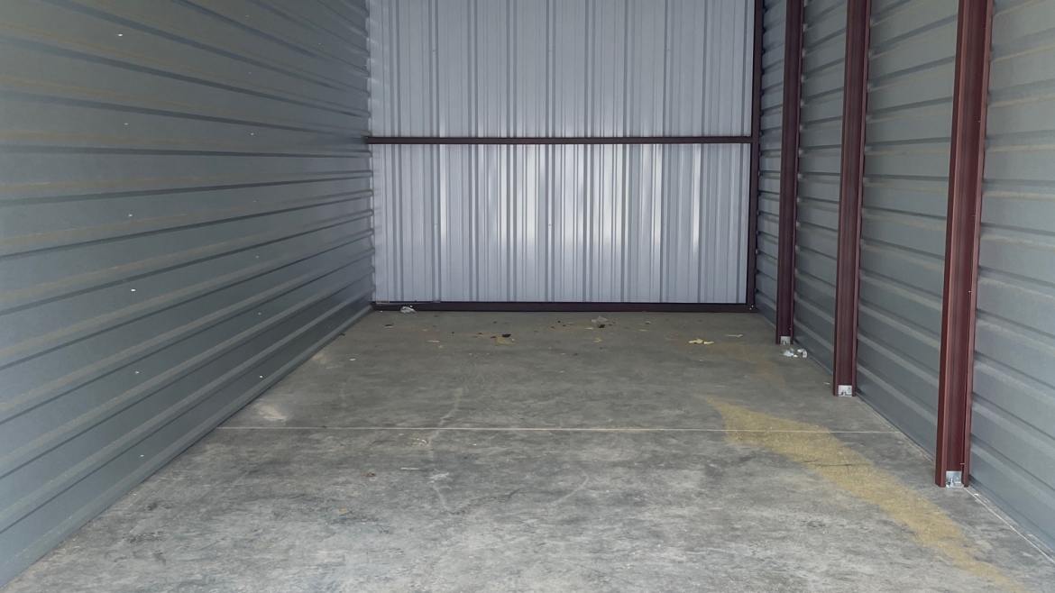 small shop space or storage units